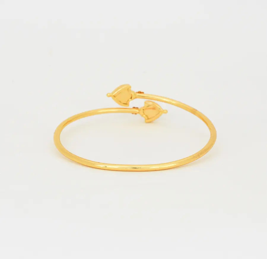 Green Palakka Open Bangle Adjustable - V10665