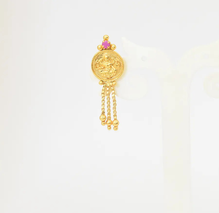 Magenta Lakshmi Kasu Drops - U10192