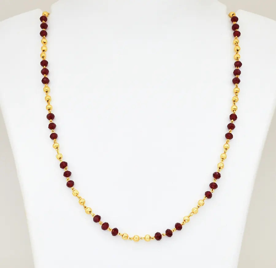 Medium Big Red Carmella Chain 23 Inches - V03391