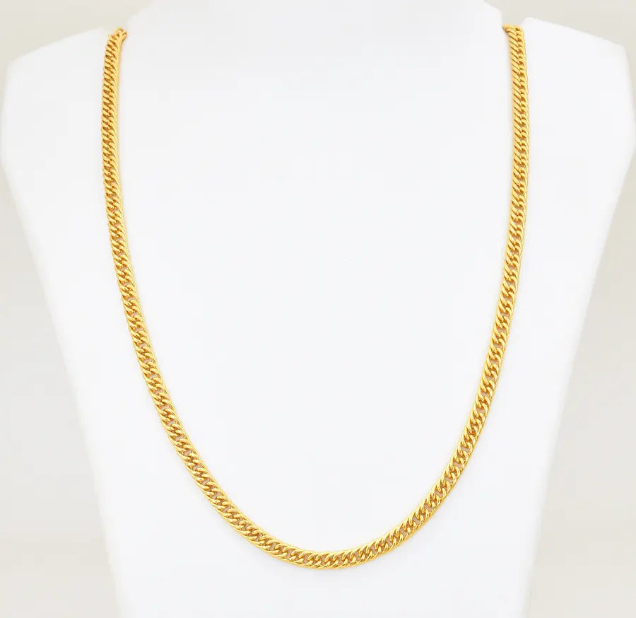 Big Medium Twin Bold Curb Link Chain 24 Inches - X051194