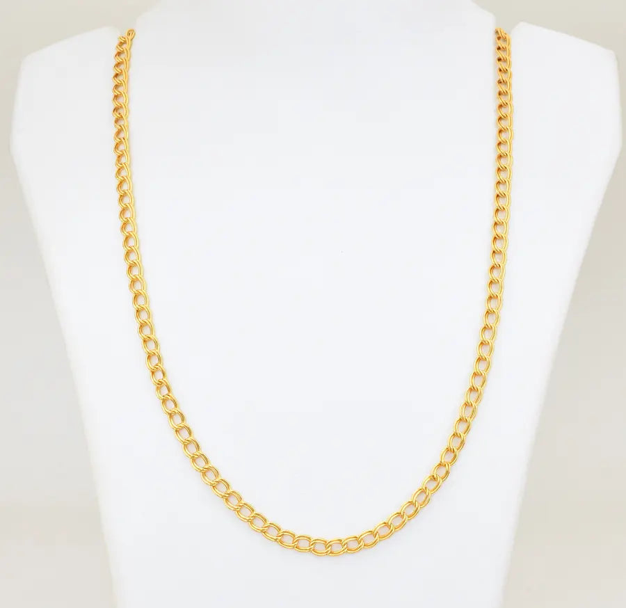 Medium Big Double Curb Link Chain 24 Inches - X031134