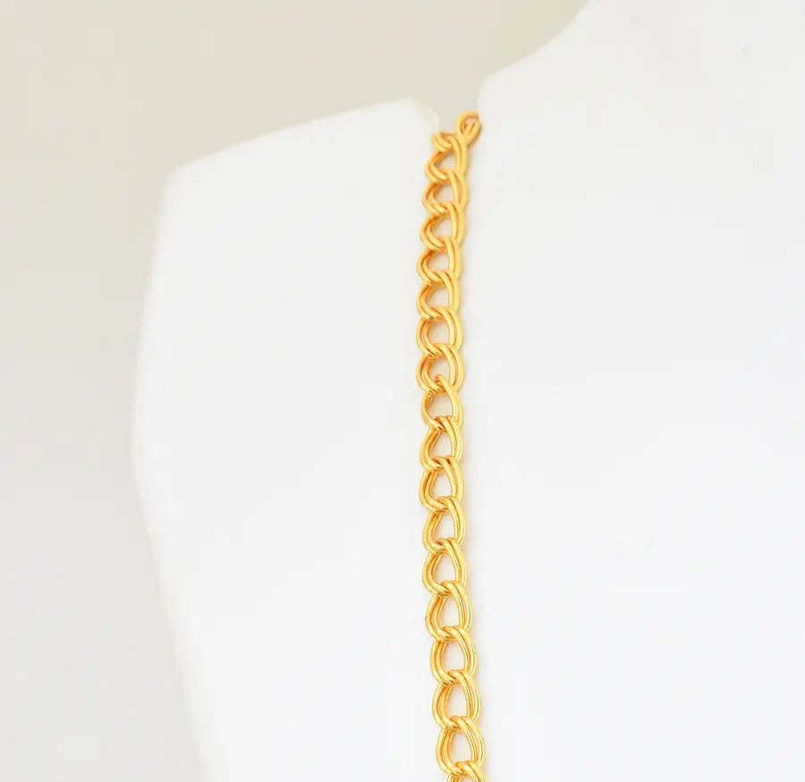 Medium Big Double Curb Link Chain 24 Inches - X031134