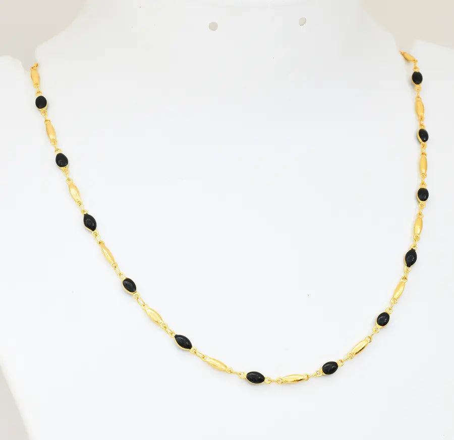 Medium Small Black Scania Chain 18 Inches - V05507