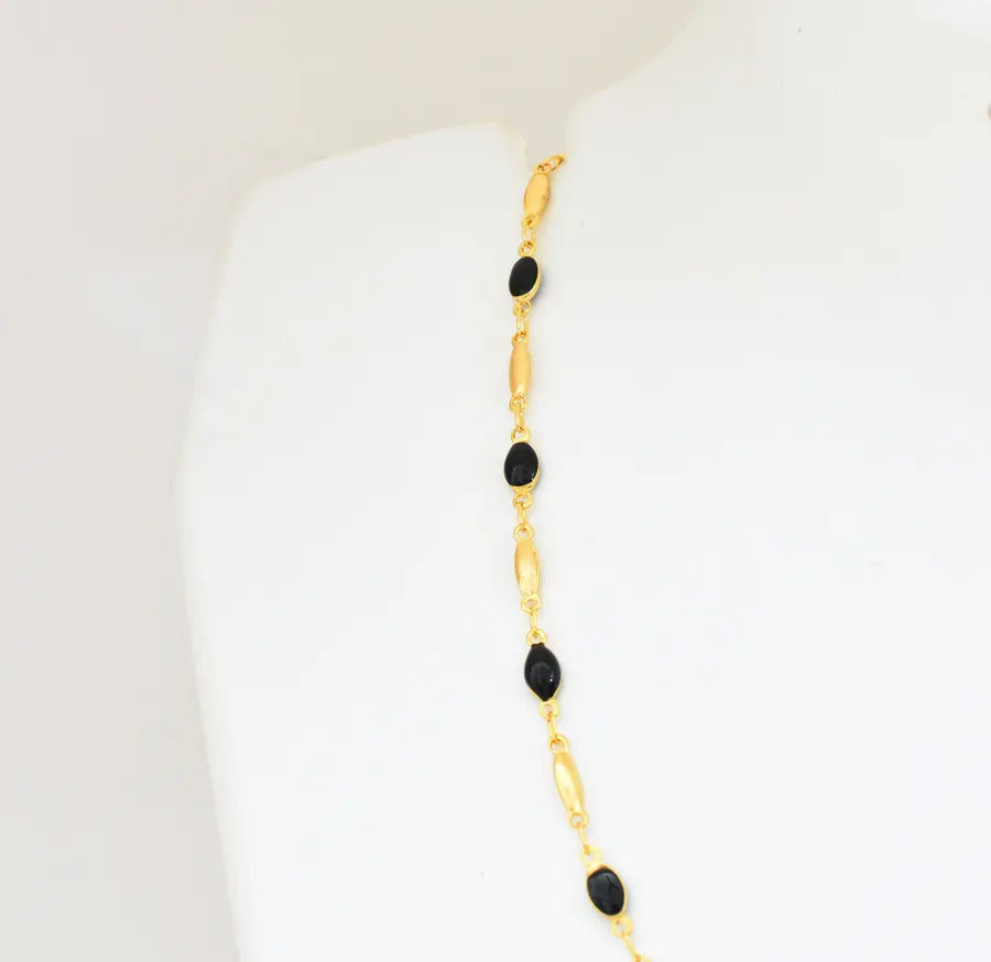 Medium Small Black Scania Chain 18 Inches - V05507