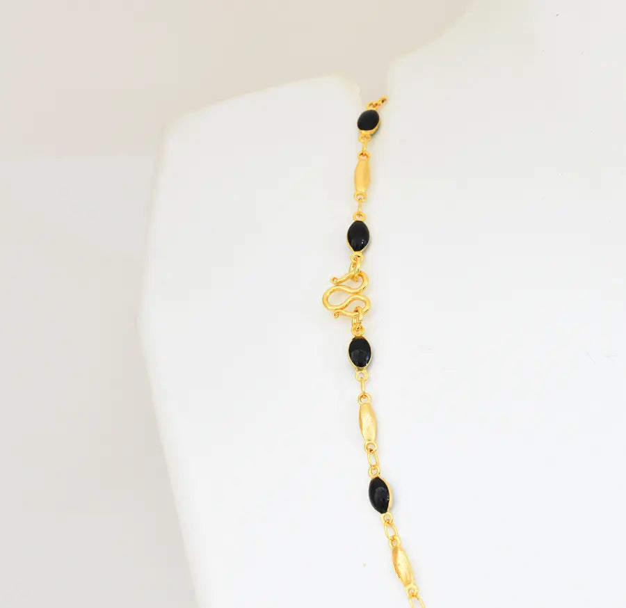 Medium Small Black Scania Chain 18 Inches - V05507