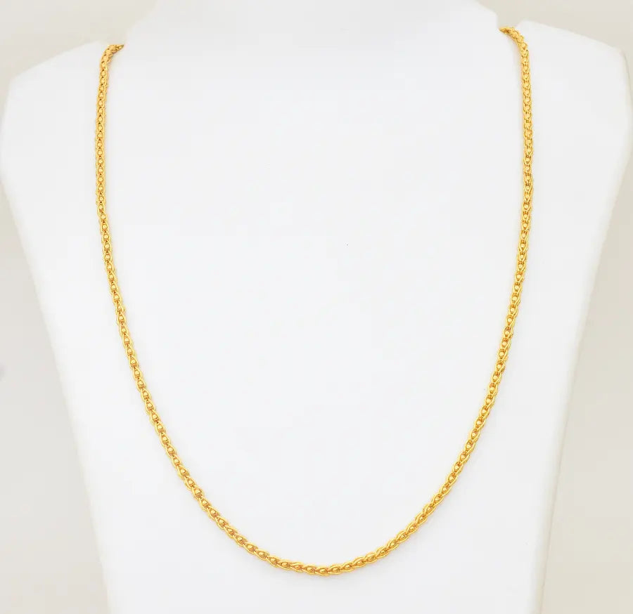 Small Medium Ball Intricate Chain 24 Inches - W09901