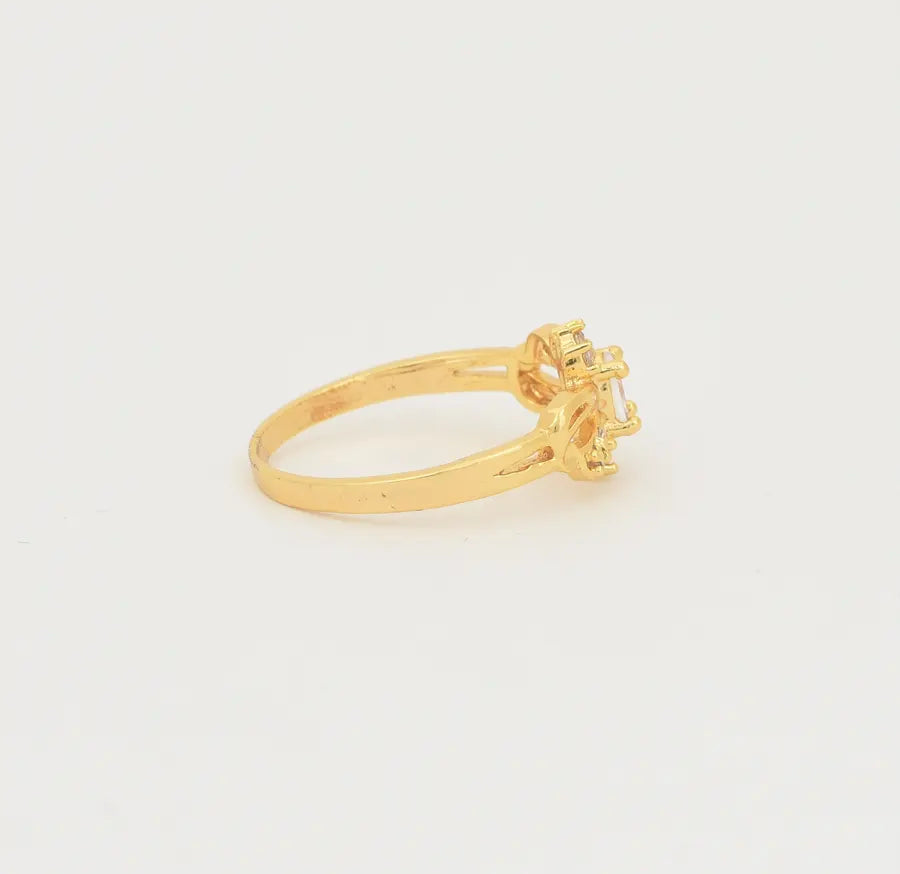 White Ivy Ring - U10131