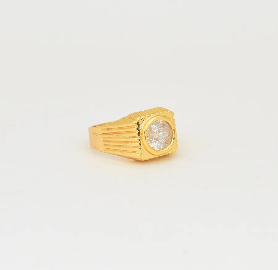 White Mirella Ring - W08866