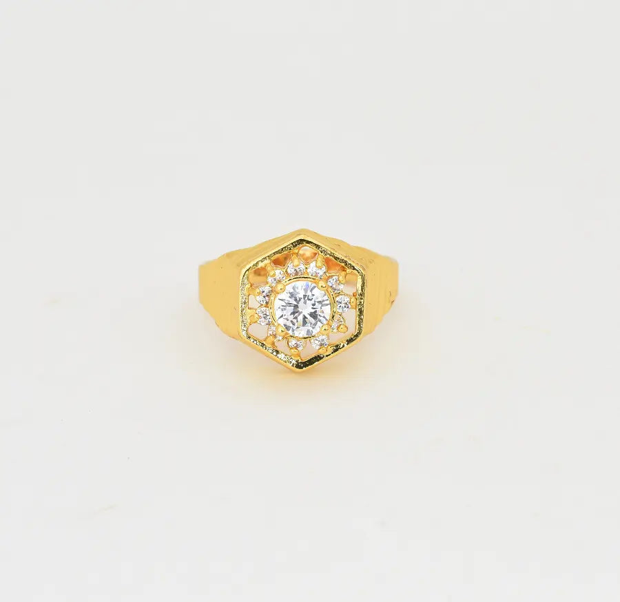 White Caroun Ring - W08868