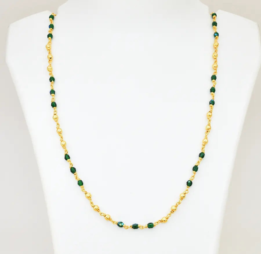 Medium Small Green Mirari Chain 24 Inches - U12245