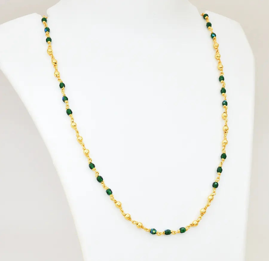 Medium Small Green Mirari Chain 24 Inches - U12245