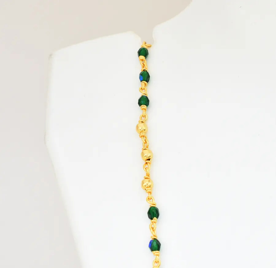 Medium Small Green Mirari Chain 24 Inches - U12245