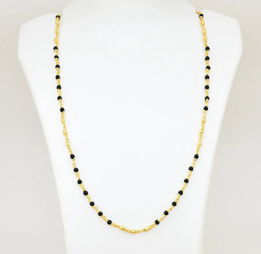 Small Medium Black Taren Chain 24 Inches - U12246