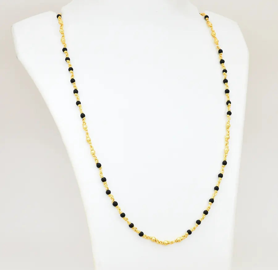 Small Medium Black Taren Chain 24 Inches - U12246