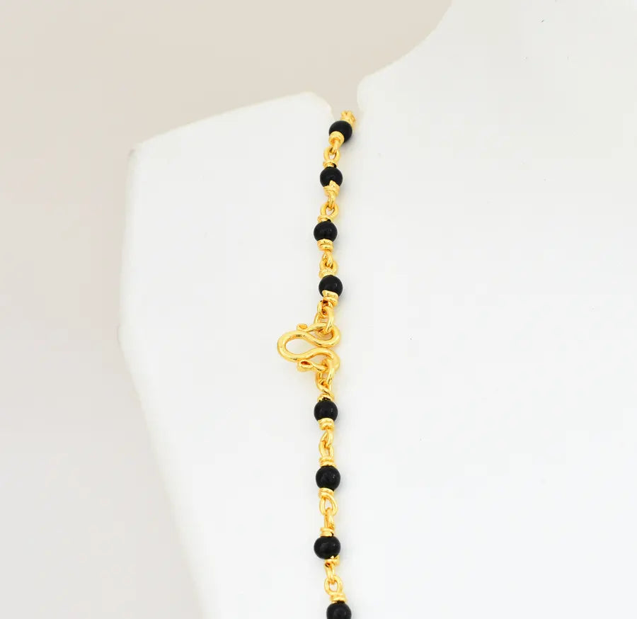 Small Medium Black Taren Chain 24 Inches - U12246