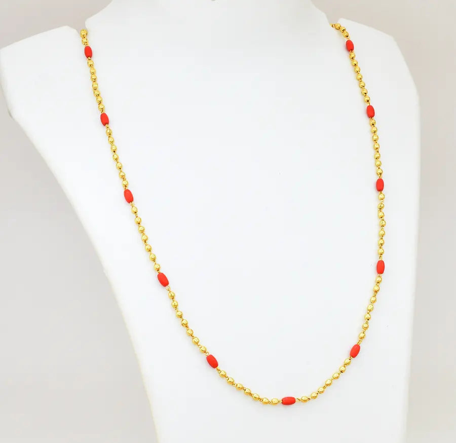 Small Red Iowa Chain 24 Inches - U12248