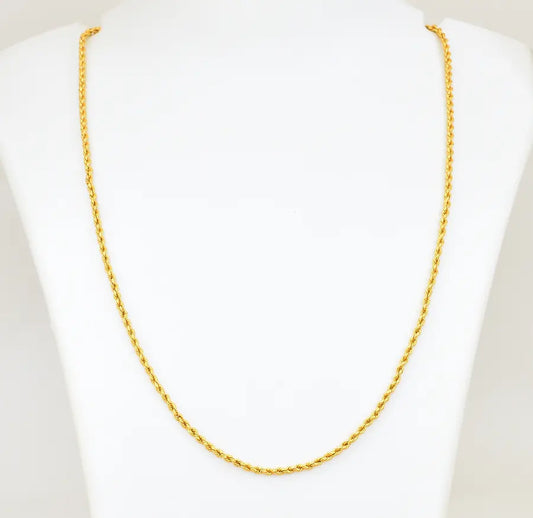 Small Rope Chain 24 Inches - V03421