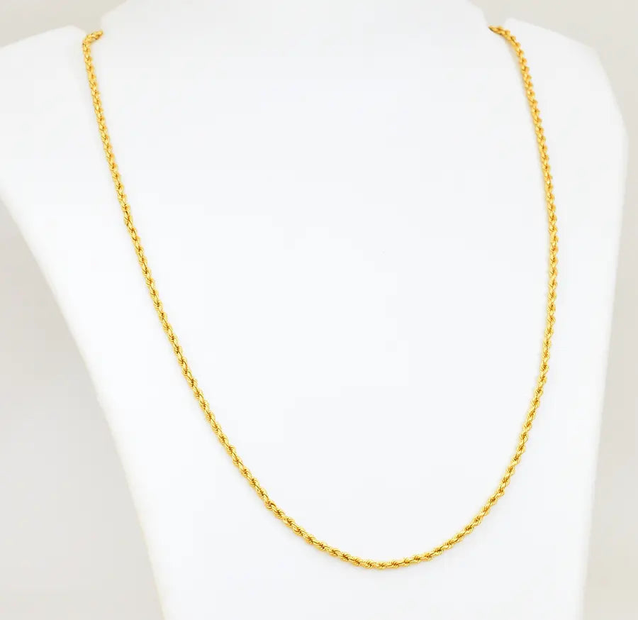 Small Rope Chain 24 Inches - V03421