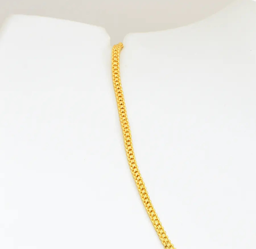 Small Designer Green Nagapadam Locket With Chain - V03432