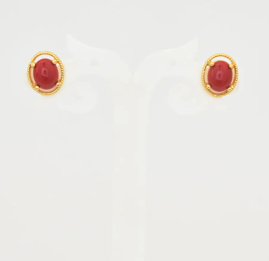 Red Stone Stud - U09101