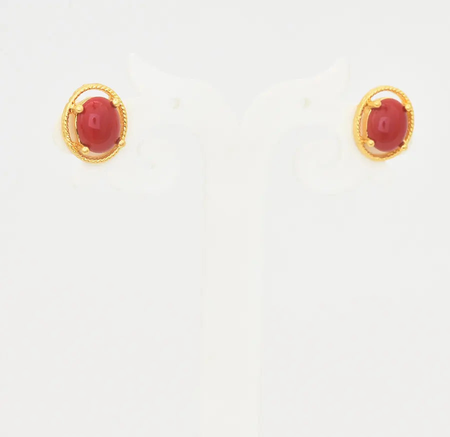 Red Stone Stud - U09101