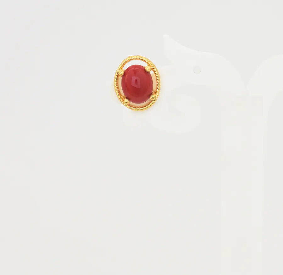 Red Stone Stud - U09101