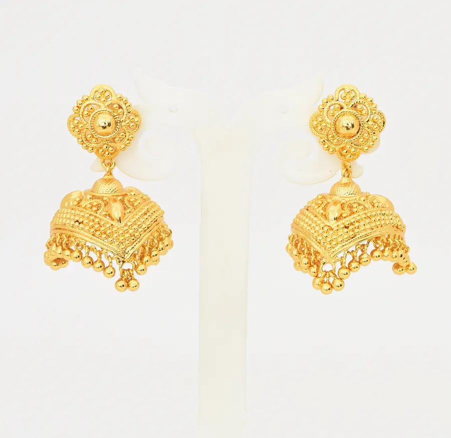 Medium Big Gouache Jhumka - W02765