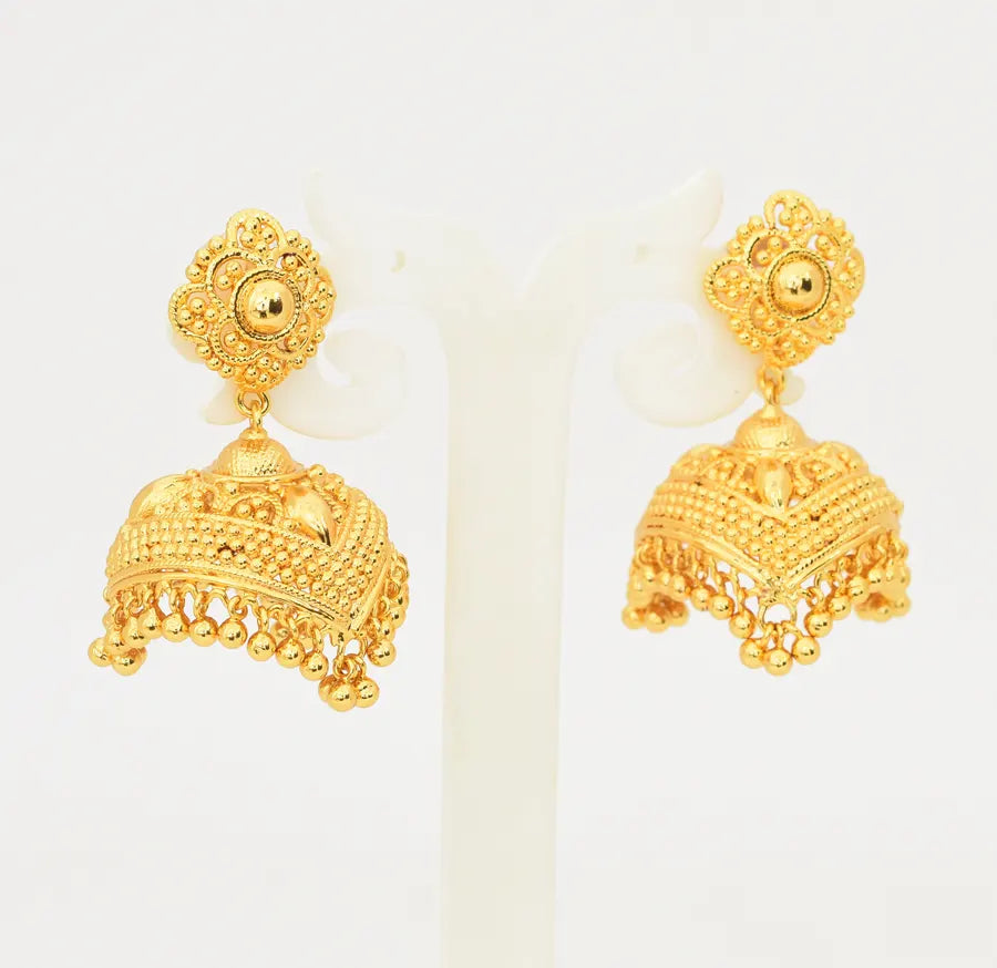 Medium Big Gouache Jhumka - W02765