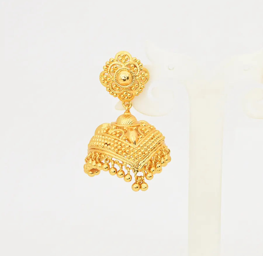 Medium Big Gouache Jhumka - W02765