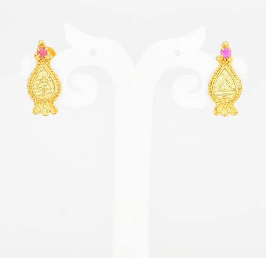 Magenta Lexi Stud - V05529