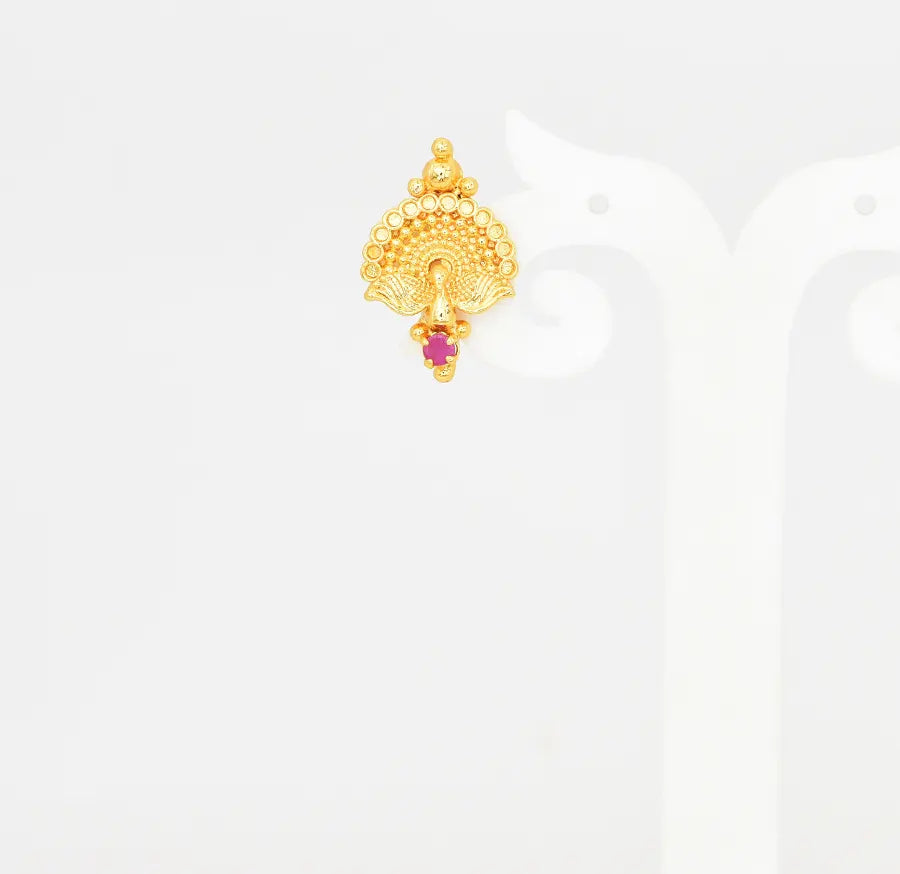 Magenta Peafowl Stud - V05530