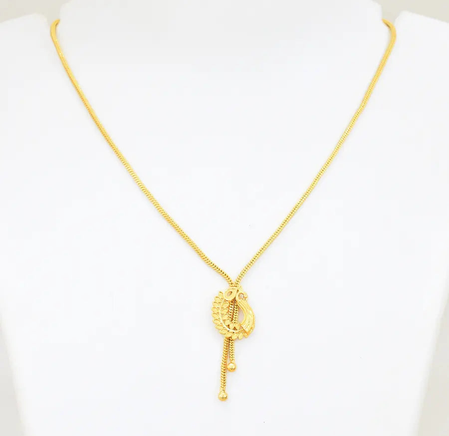 Peafowl Pendant With Chain - W03782