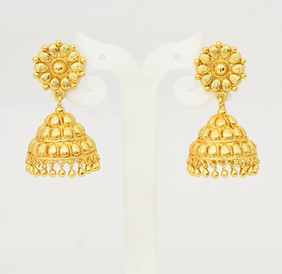 Medium Big Dahlia Jhumka - V08612