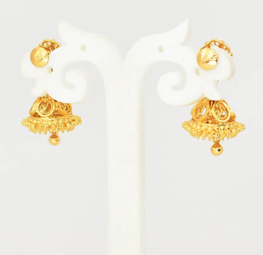 Small Nouveau Jhumka - V08620