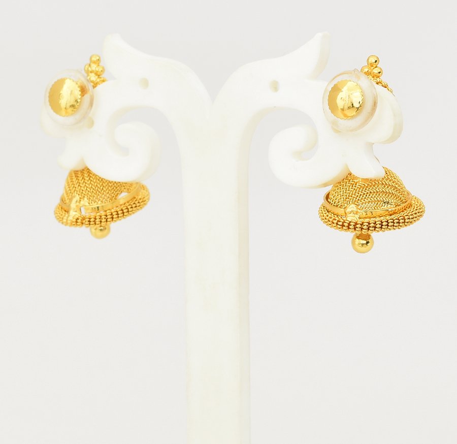 Medium Magenta Taren Jhumka - V08622