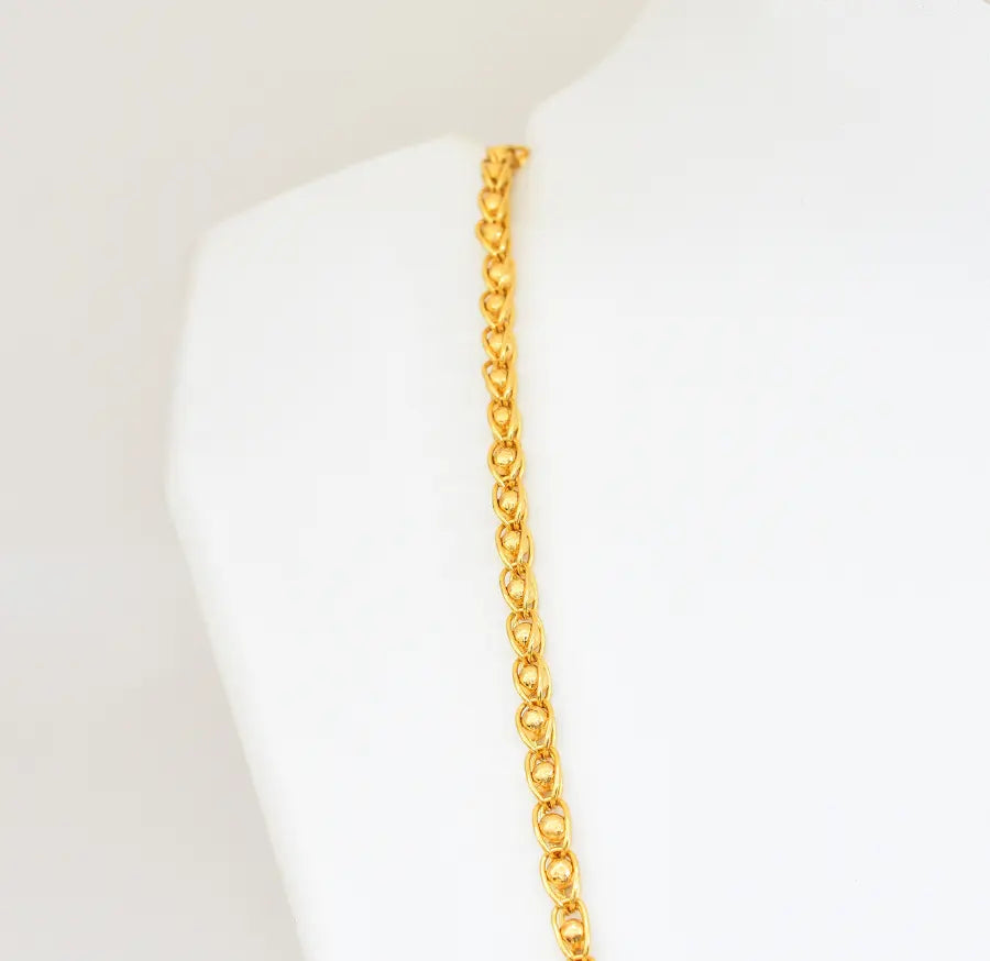 Medium Big Ball Intricate Chain 24 Inches - W111008