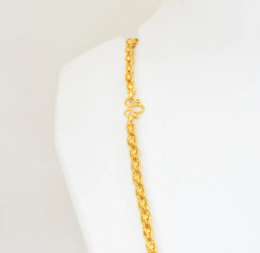 Medium Big Ball Intricate Chain 24 Inches - W111008