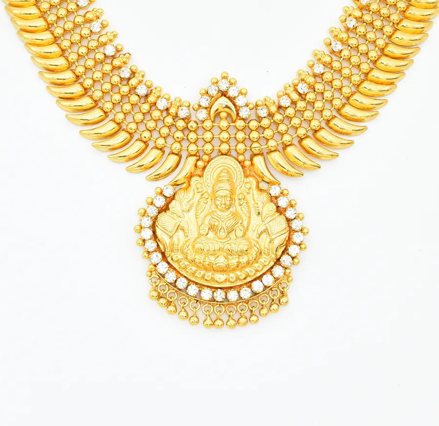 White Lakshmy Necklace - V05542