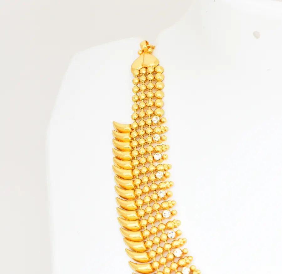 White Lakshmy Necklace - V05542