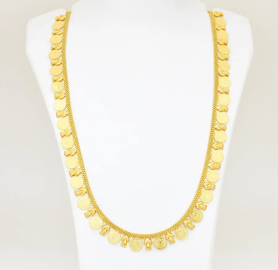 Star & Crescent Kasu Long Necklace - U12281