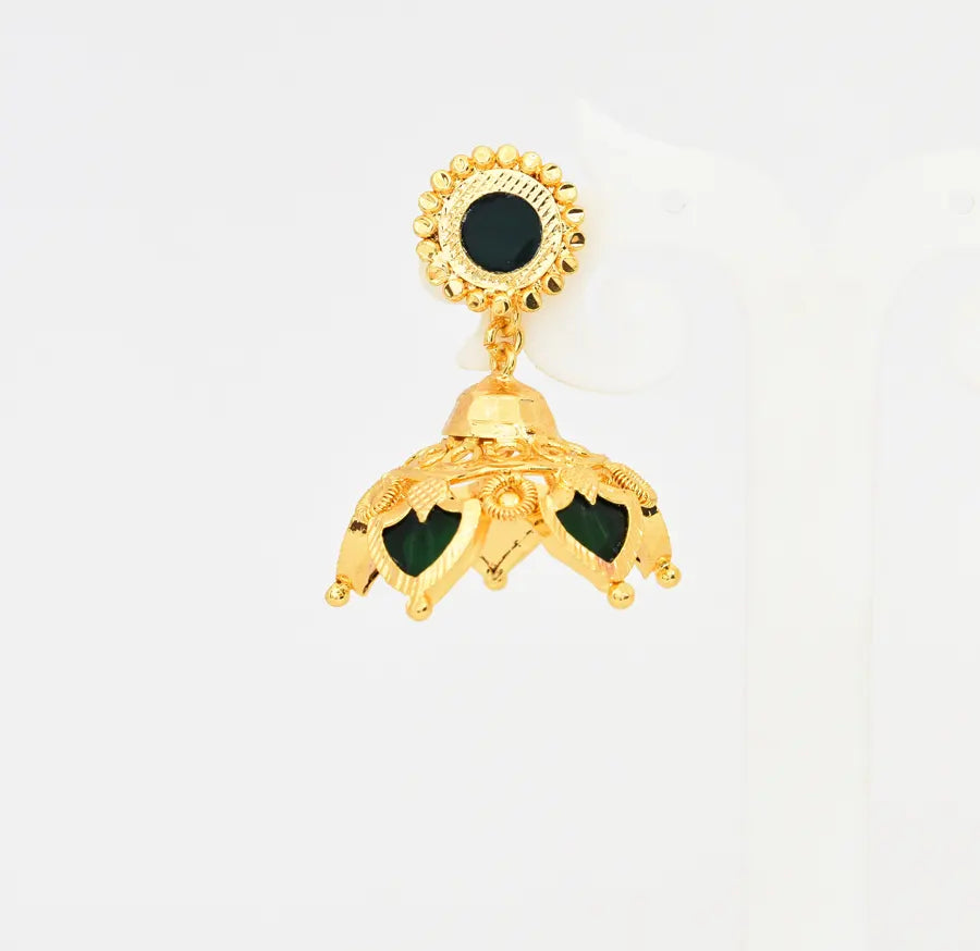 Green Palakka Designer Jimmikki - V04496