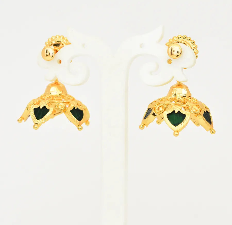 Green Palakka Designer Jimmikki - V04496